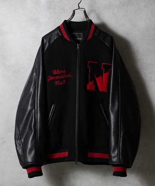 セール】RAGLAN SLEEVE ZIPPER STADIUM JACKET / ラグラン スリーブ