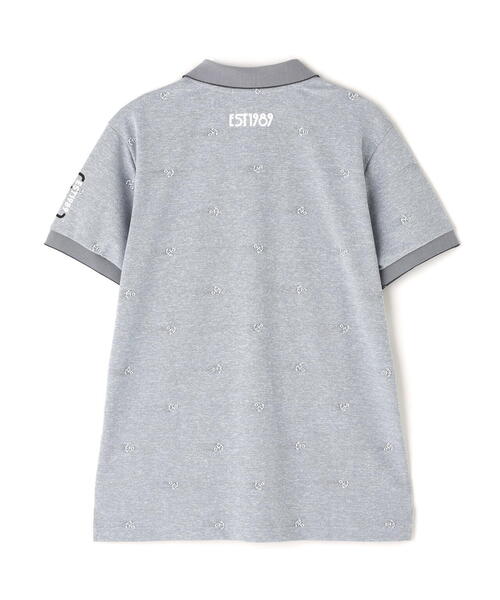 PEARLY GATES】ストレッチカノコアンカージャガード半袖ポロシャツ