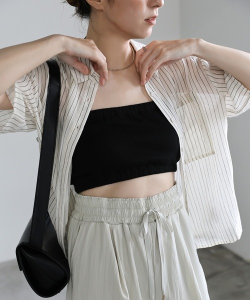 セール】カップ付きバンドゥ（チューブトップ）｜select MOCA