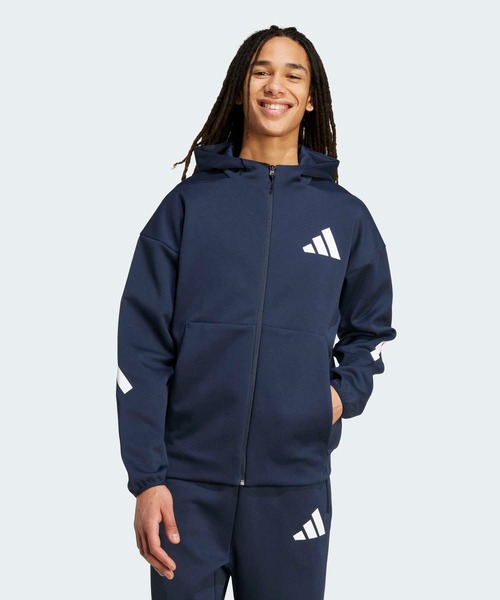 Z.N.E. フルジップ フード付きトラックジャケット / アディダス adidas
