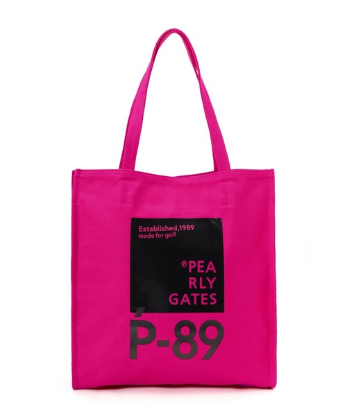 PEARLY GATES（パーリーゲイツ）の「【PEARLY GATES】P-89ロゴ トート