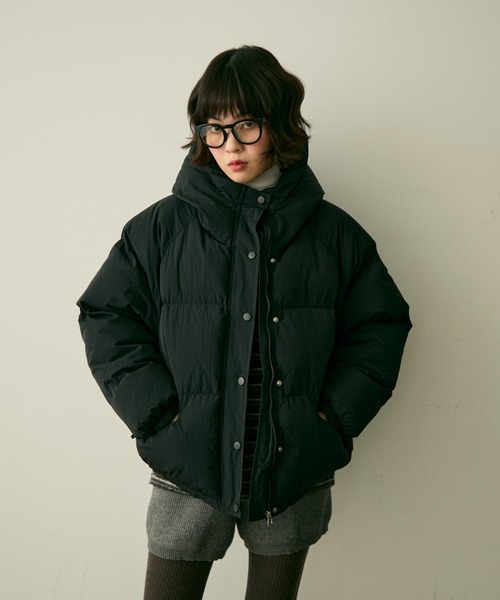 hood pudding jacket / フード付きパディングジャケット（ダウン