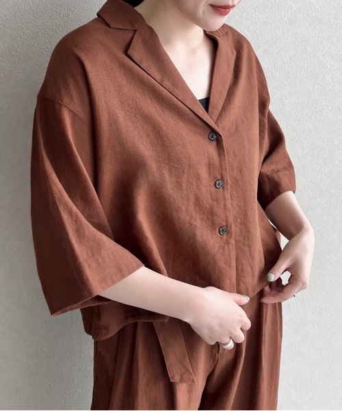 LOWRYS FARM（ローリーズファーム）の「ノルマンディショートシャツ