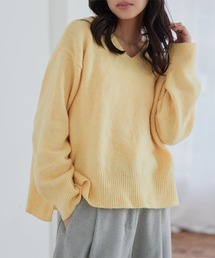 モックネック」に該当するレディースのニット/セーターファッション