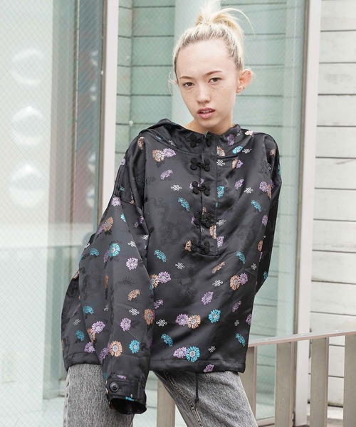 X-girl（エックスガール）の「CHINA ANORAK（ブルゾン）」 - WEAR