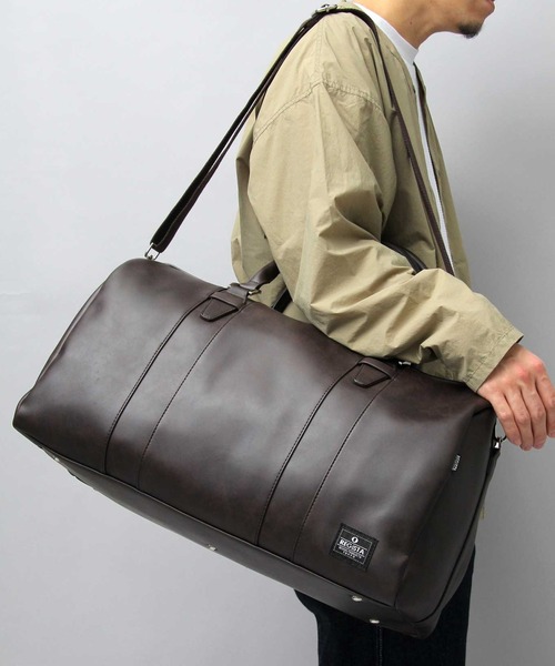 セール】大容量 レザー調 ボストンバッグ 旅行バッグ（ボストンバッグ
