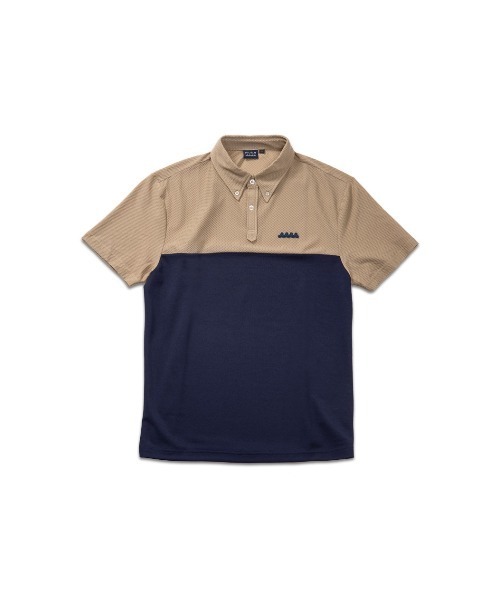 ストレッチメッシュ切替ポロシャツ（ポロシャツ）｜muta marine