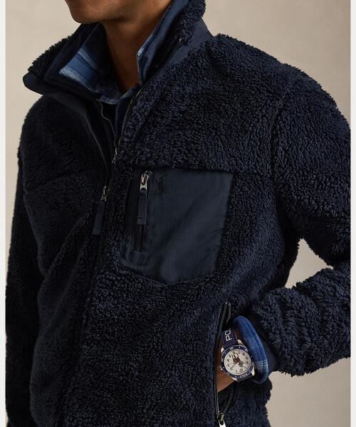 パイル フリース ハイブリッド ジャケット（その他アウター）｜POLO