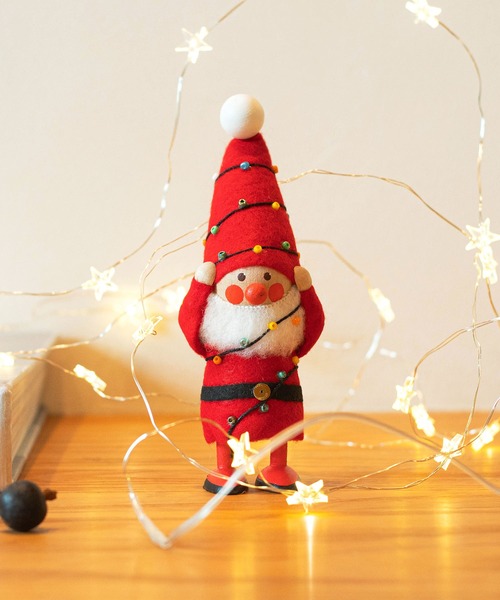 オブジェ 置物 Nordika Nisse ノルディカ ニッセ 人形 電飾にからまる