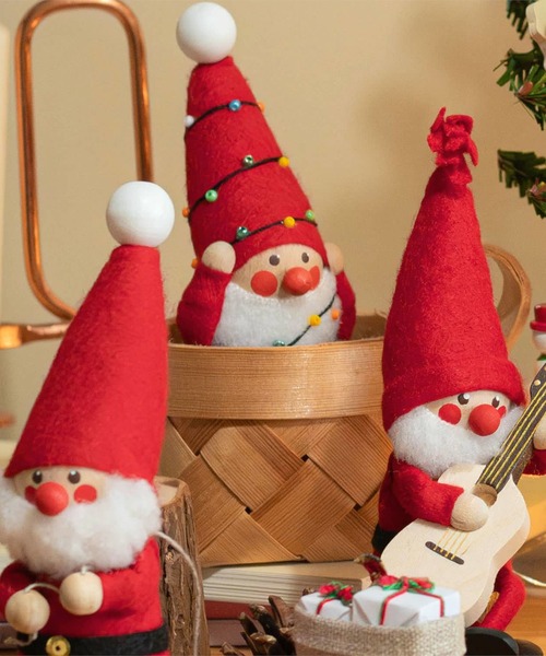 オブジェ 置物 Nordika Nisse ノルディカ ニッセ 人形 電飾にからまる