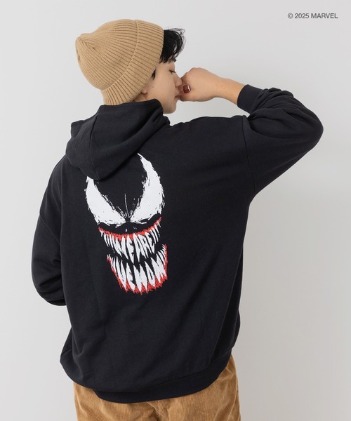 セール】〈ヴェノム〉バックプリント 裏毛パーカー（パーカー
