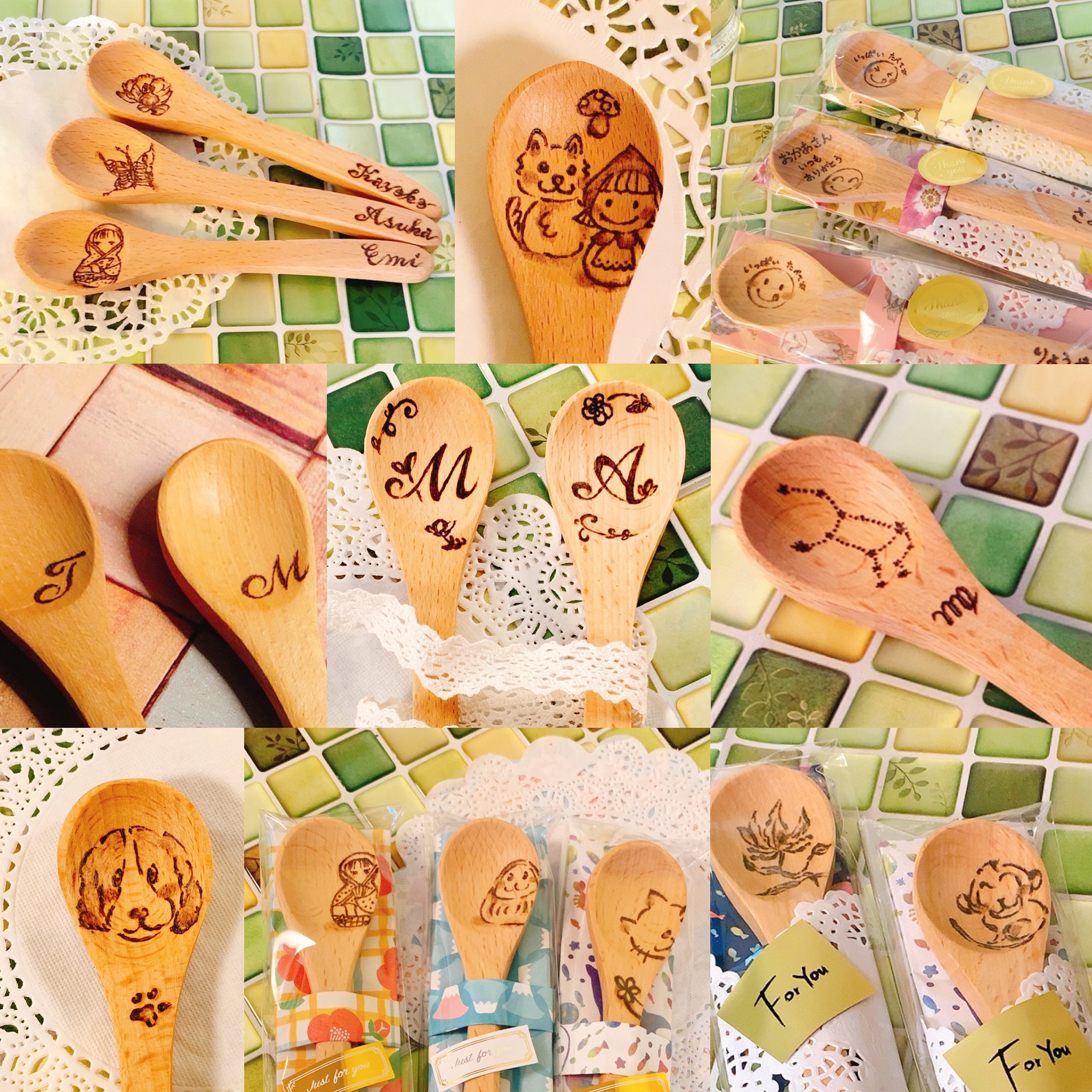 確認♡コースター♡お箸♡スプーン♡オーダー受け付け