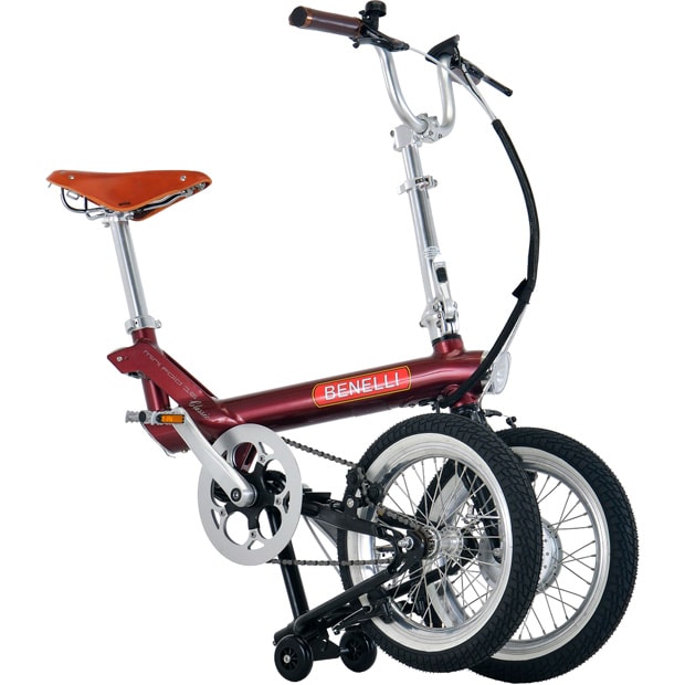 BENELLI ミニフォールド16クラッシック(茶色) 電動自転車・電動