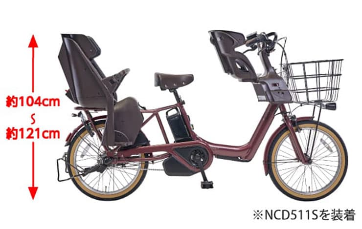 ギュット・アニーズ・DX・押し歩き「BE-FAW032」20インチ 3人乗り対応