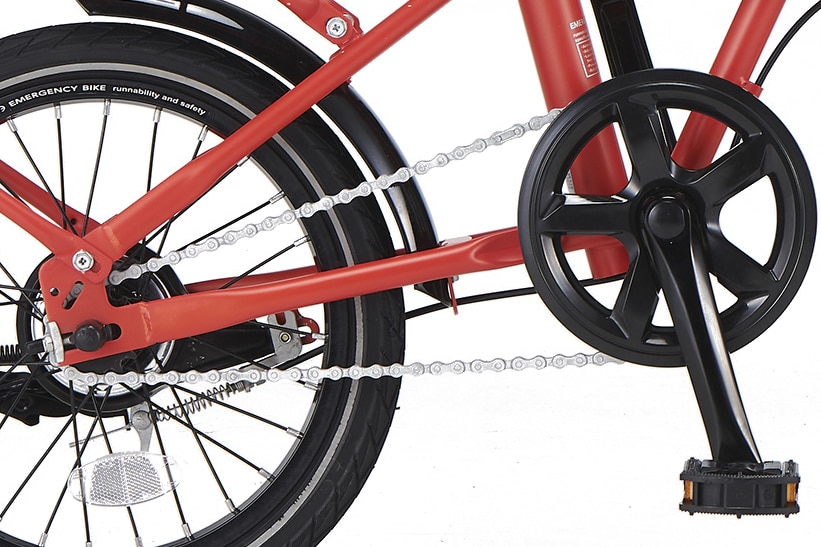 エマージェンシーバイク-K 16インチ 折りたたみ自転車