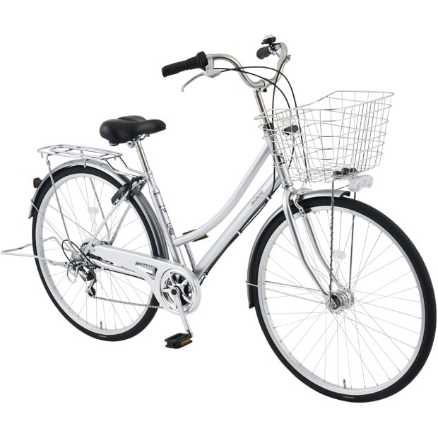 トラッドラインW-O 27インチ 6段変速 オートライト シティサイクル