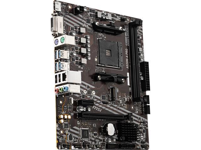 NeweggBusiness - MSI A520M-A PRO AM4 AMD A520 USB 3.0 Micro ATX