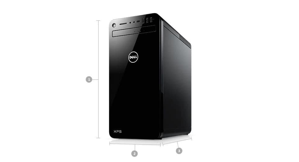 DELL Desktop Computer XPS 8930 XPS8930-7071BLK Intel Core i7+ 8th