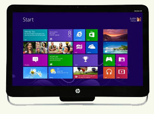 NeweggBusiness - HP Desktop Computer Pavilion 23-p129 AMD A10-7800