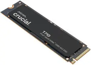 Crucial T705 1TB PCIe Gen5 NVMe M.2 SSD - Up to 13,600 MB/s - Game