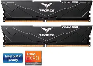 Team T-Force Vulcan 16GB (2 x 8GB) 288-Pin PC RAM DDR5 5200 (PC5