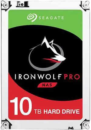 Seagate IronWolf Pro 10TB NAS Hard Drive 7200 RPM 3.5