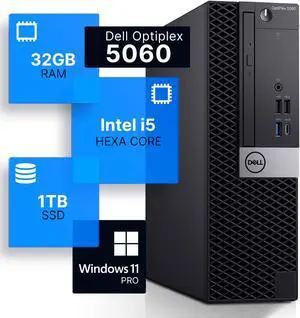 Dell OptiPlex 5060 - Windows 11 Desktop Computer | Intel Core i5