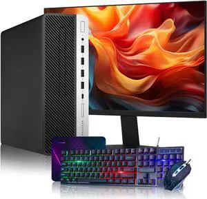 Refurbished: HP ProDesk G7 SFF Desktop PC Intel i3-10100 10th Gen