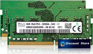 SK Hynix 16GB(2X8GB) HMA81GS6DJR8N-XN DDR4-3200MHz CP4-25600 SO