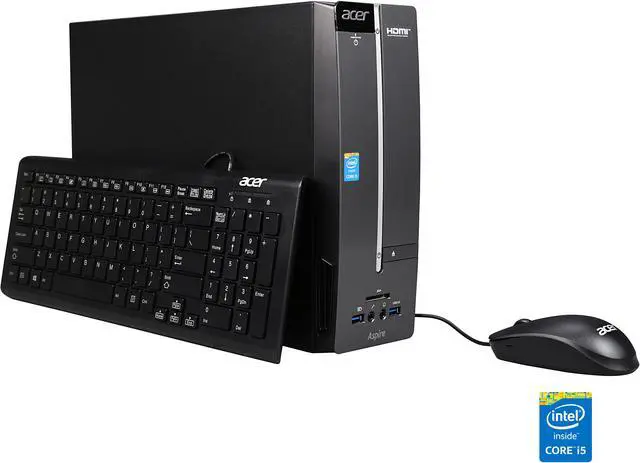 Acer Desktop Computer Aspire X AXC-605-UR1E Intel Core i5-4460 6GB