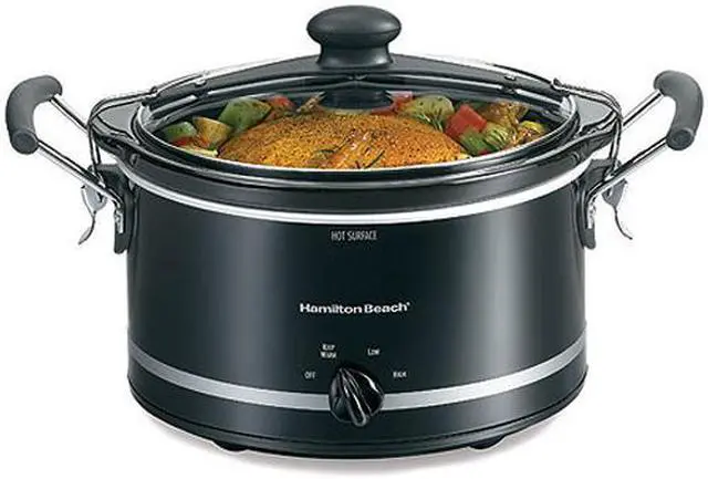 Hamilton Beach 33145 Black Stay or Go Slow Cooker - Newegg.com