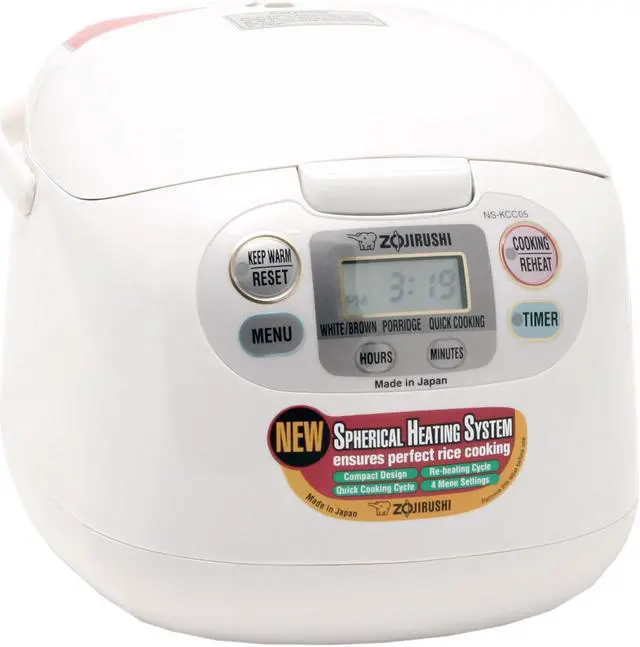 ZOJIRUSHI NS-KCC05 Herb White Micom Rice Cooker & Warmer - Newegg.com