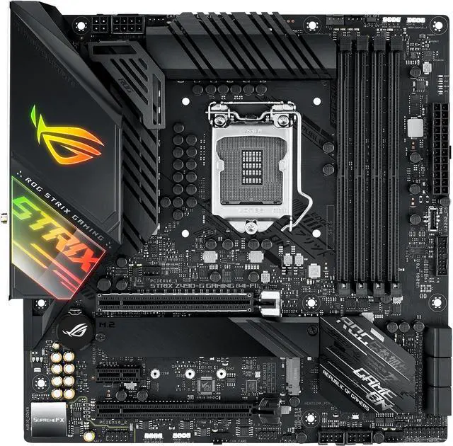 ASUS ROG STRIX Z490-G GAMING (WI-FI) LGA 1200 Micro ATX Intel