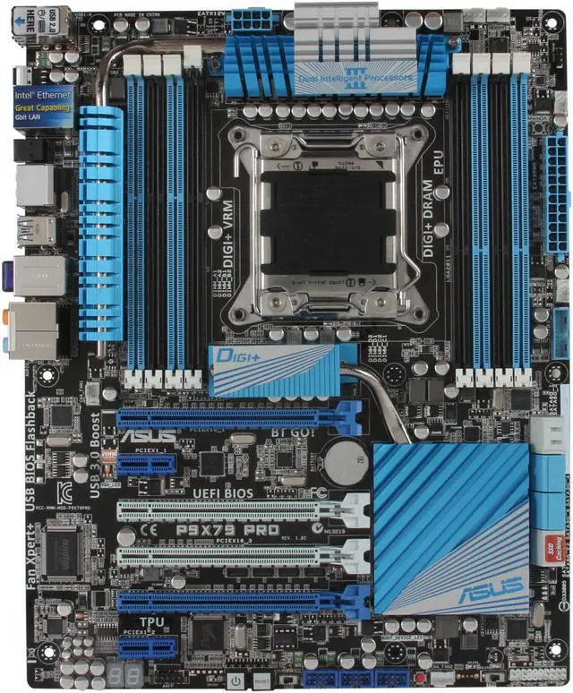 Used - Very Good: ASUS P9X79 PRO LGA 2011 ATX Intel Motherboard