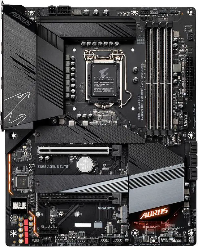 GIGABYTE Z590 AORUS ELITE LGA 1200 Intel Z590 ATX Motherboard with