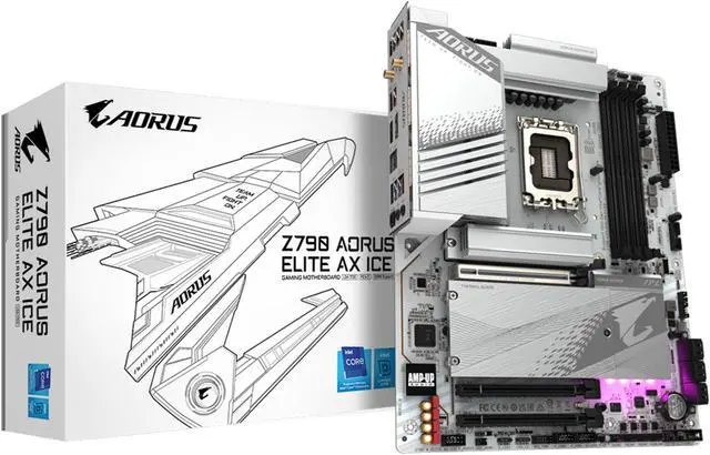 GIGABYTE Z790 AORUS ELITE AX ICE LGA 1700 Intel Z790 X ATX
