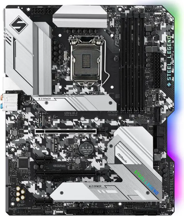ASRock H470 STEEL LEGEND LGA 1200 ATX Intel Motherboard - Newegg.com
