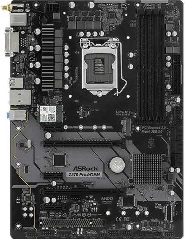 Refurbished: ASRock Z370 PRO4/OEM LGA 1151 (300 Series) ATX Intel