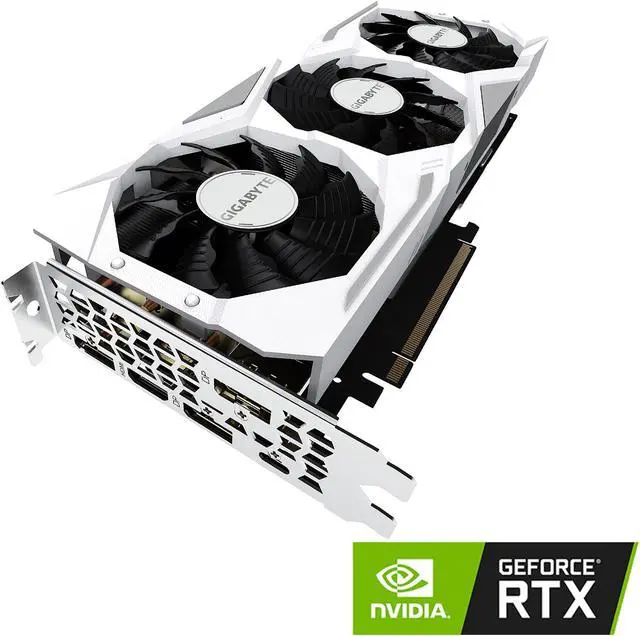 GIGABYTE GeForce RTX 2080 GAMING OC WHITE 8G Graphics Card, 3 x