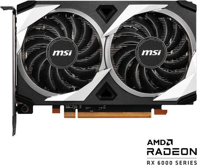 MSI Mech Radeon RX 6500 XT Graphics Card RX 6500 XT MECH 2X 4G OC