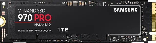SAMSUNG 970 PRO M.2 2280 1TB PCIe Gen3. X4, NVMe 1.3 64L V-NAND 2