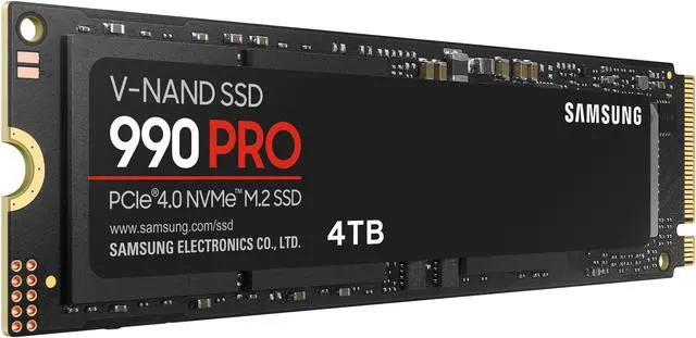 SAMSUNG 990 PRO SSD 4TB PCIe 4.0 M.2 2280 Internal Solid State