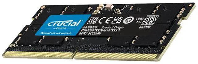 Crucial DDR5 Classic 16GB (2 x 8GB) 262-Pin DDR5 SO-DIMM DDR5 5600