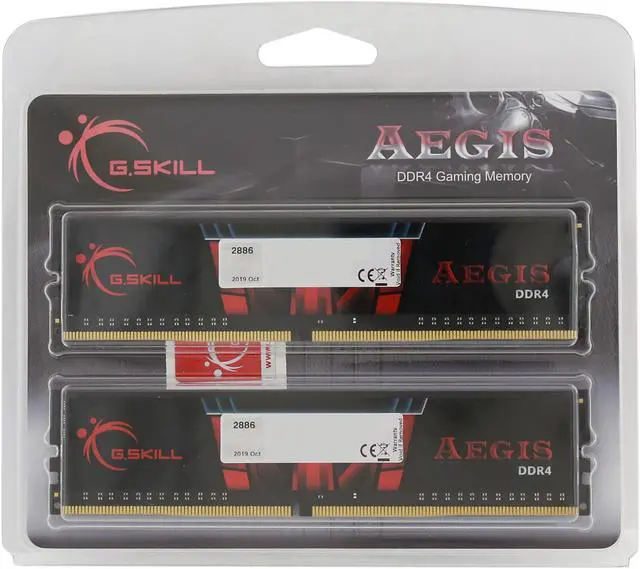 G.SKILL Aegis 32GB (4 x 8GB) DDR4 3200 (PC4 25600) Memory Kit