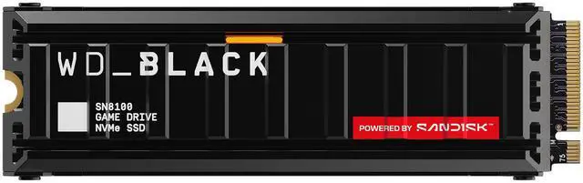 WD_BLACK SN8100 NVMe SSD - 2TB, With Heatsink, M.2 2280 PCI