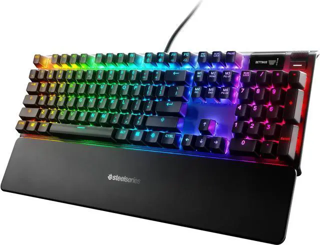 SteelSeries Apex Pro Mechanical Gaming Keyboard – Adjustable
