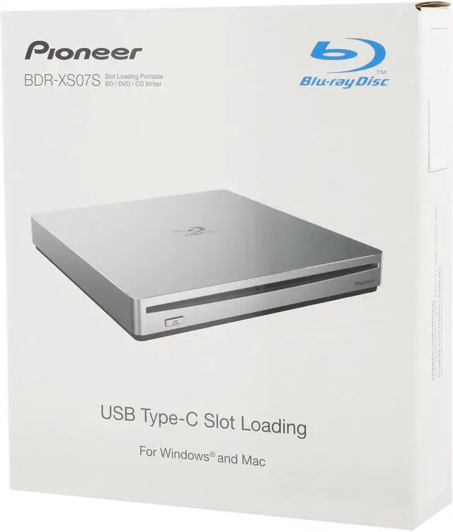 Pioneer USB 3.1 Gen1 (3.0) Portable BD/DVD/CD Burner - Newegg.com