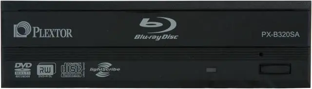 PLEXTOR Black 8X BD Combo SATA Model PX-B320SA LightScribe Support