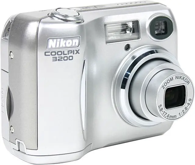 Nikon COOLPIX 3200 Silver 3.2MP Digital Camera - Newegg.com