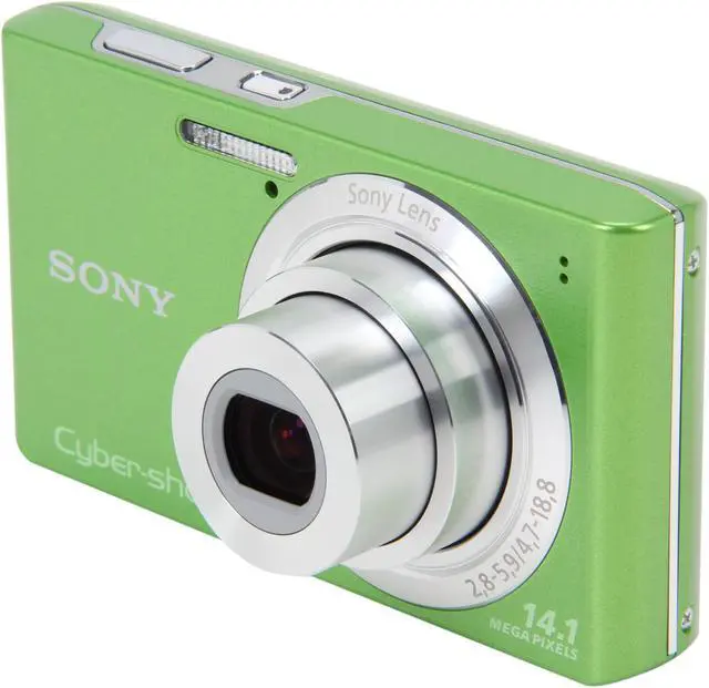 SONY Cyber-shot DSC-W610/G Green 14.1 MP Digital Camera - Newegg.com